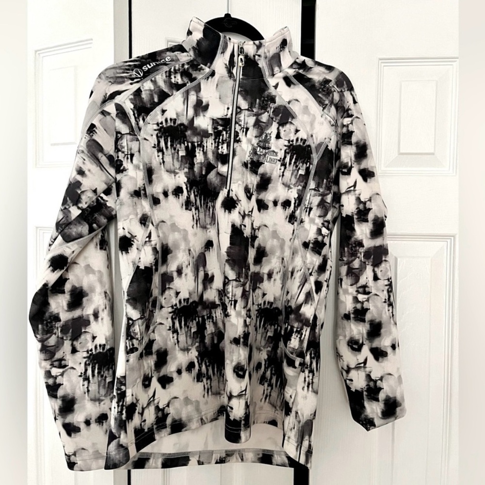 Sunice Abstract Black & White St Andrew’s Old Course Quarter Zip